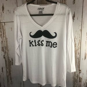 Citi Life, mustache shirt. Size XL. In excellent condition!